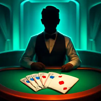 Live studiotafel met croupier in Portomaso Casino van Authentic Gaming.